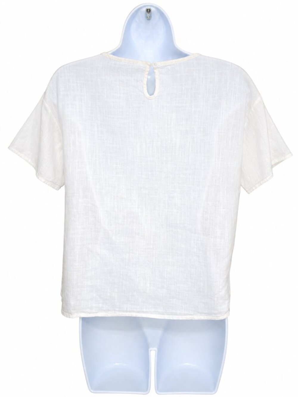 Princess Polly Oversized White Cotton Top | Size US 0 - Picture 3 of 11